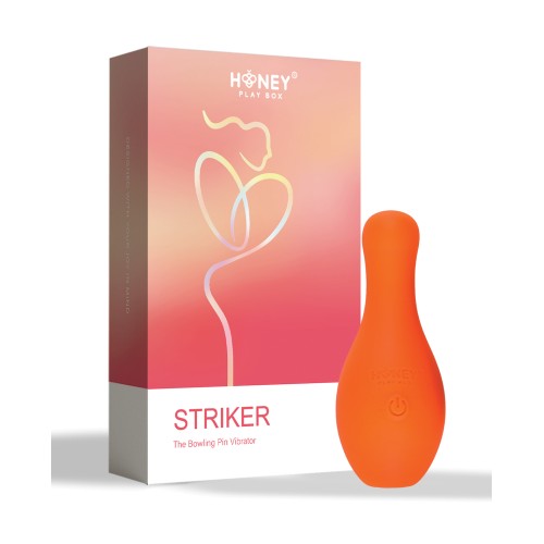 Vibrador en Forma de Boliche Striker Naranja