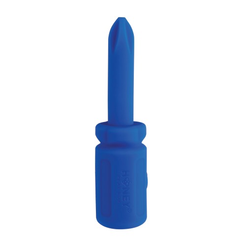 Sensation Spike Screwdriver Vibrator Blue - Powerful Compact Vibrator