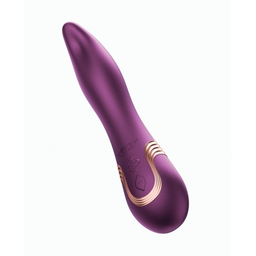 Fling Tongue Oral Licking Vibrator in Purple