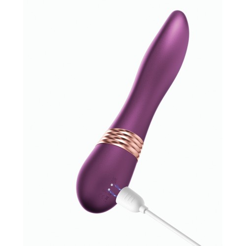 Fling Tongue Oral Licking Vibrator in Purple