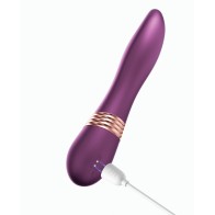 Fling Tongue Oral Licking Vibrator in Purple