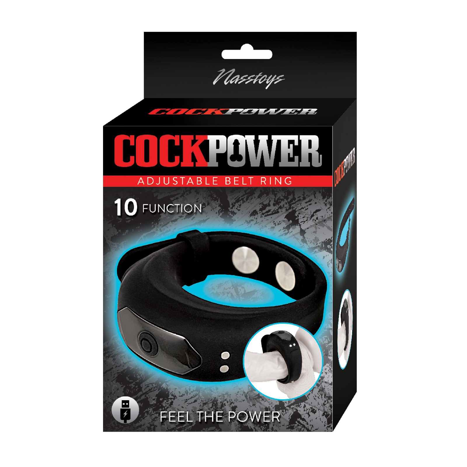 Cockpower Adjustable Belt Ring - Rechargeable