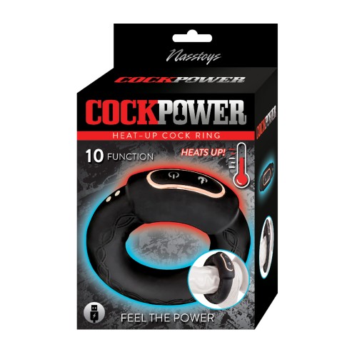 Cockpower Heat Up Cock Ring for Enhanced Pleasure