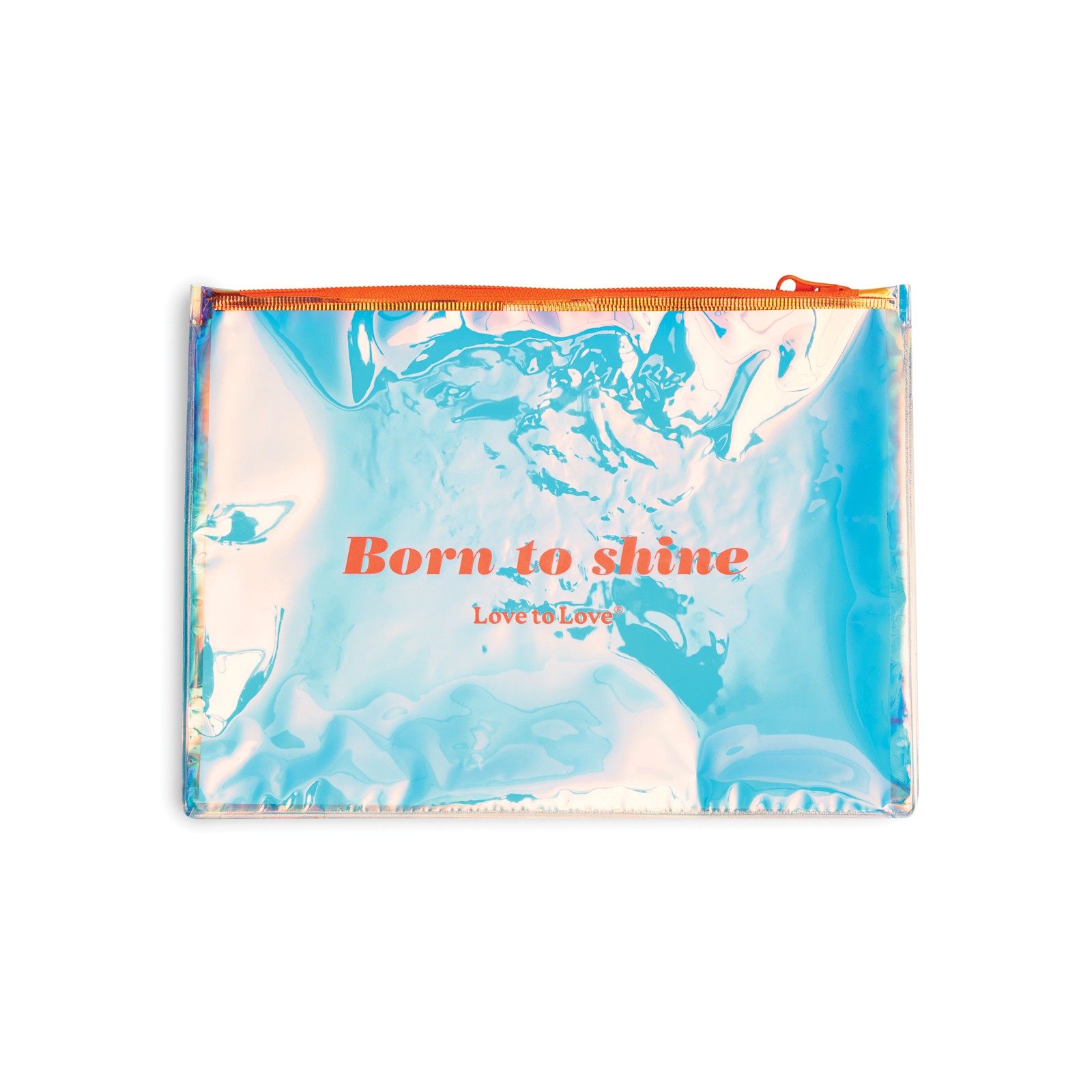 Love to Love Born to Shine Pouch Vivid Orange