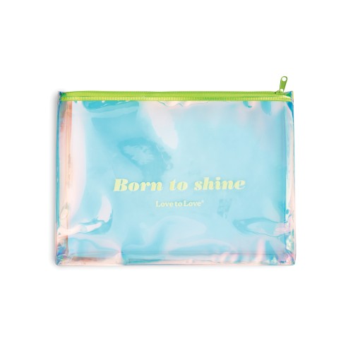 Bolsa Love to Love Born to Shine Amarillo Ácido