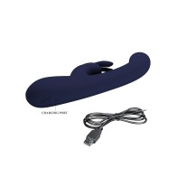 Vibrador Conejo LED Pretty Love Lamar para Placer Intenso