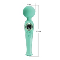 Pretty Love Skylar LED Wand Turquoise - Intense Pleasure