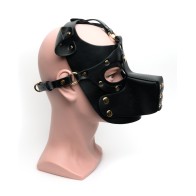 NO ETA Bondage Pup Hood - Black