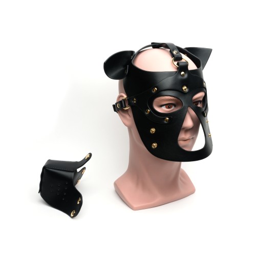 NO ETA Bondage Pup Hood - Black