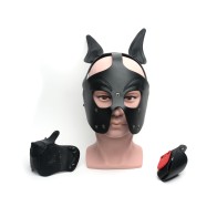 Premium Playful Pup Hood for Fetish Play