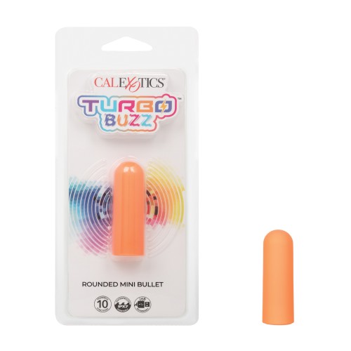 Mini Estimulador Turbo Buzz con Punta Redonda Naranja