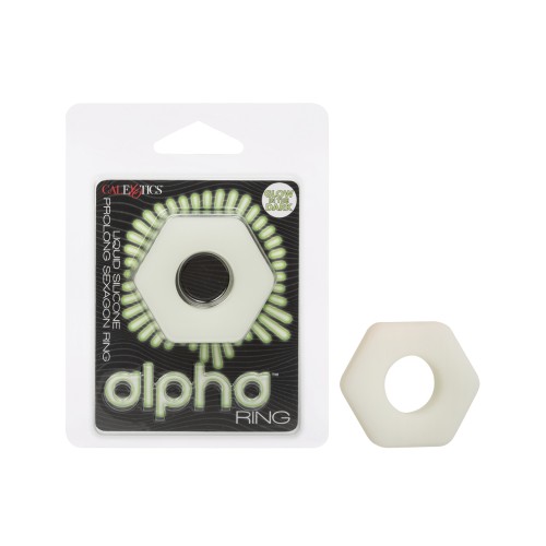 Alpha Glow In The Dark Silicone Prolong Ring