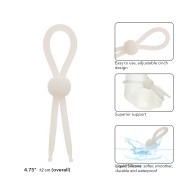 Alpha Liquid Silicone Lasso Cock Ring Natural