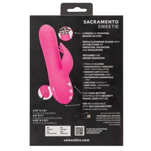 Vibrador Sacramento Sweetie de California Dreaming para el Éxtasis Máximo