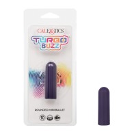 Turbo Buzz Rounded Mini Bullet Stimulator in Purple - Intense Pleasure