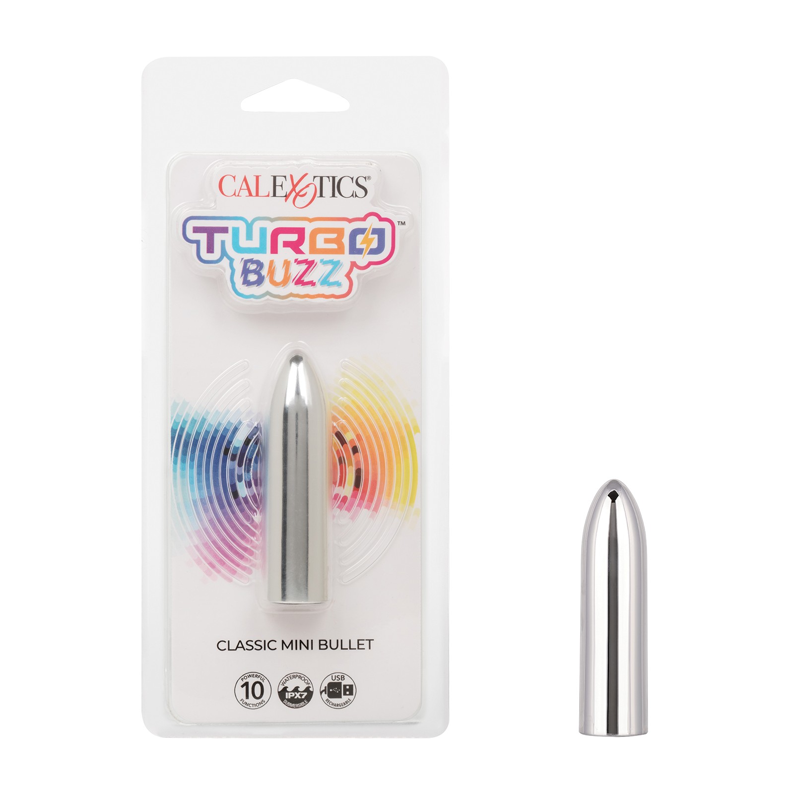 Turbo Buzz Mini Bullet Clásico - Plata