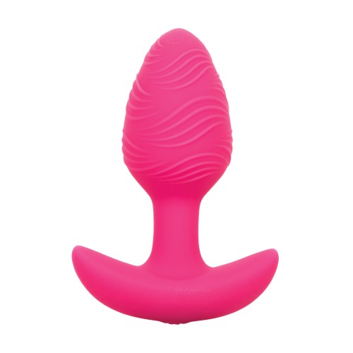 Glow in the Dark Vibrating Butt Plug - Pink