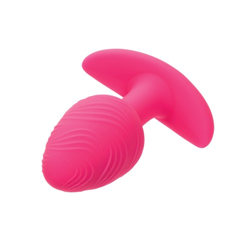 Glow in the Dark Vibrating Butt Plug - Pink