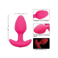 Glow in the Dark Vibrating Butt Plug - Pink