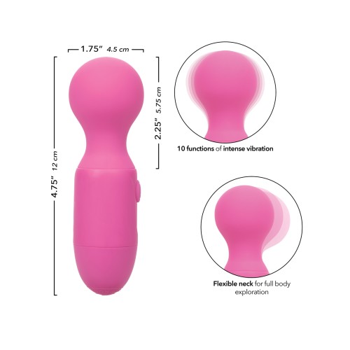 First Time Rechargeable Vibrator Massager - Pink