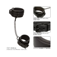 Nocturnal Collection Adjustable Ankle Cuffs Black