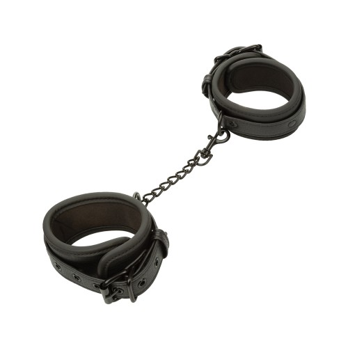 Nocturnal Collection Adjustable Ankle Cuffs Black