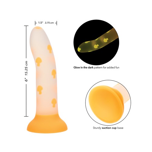 Dildo Succionador Glow Stick Mushroom