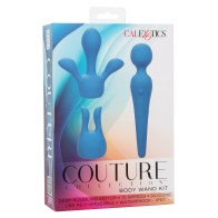 Couture Body Wand Vibrator Kit Blue