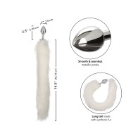 Running Wild Metallic Anal Probe with Tail for Sensory Play