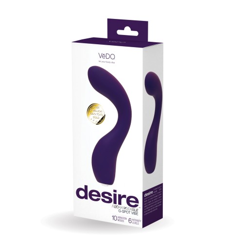 VeDo Desire G-Spot Vibe - Rechargeable Pleasure