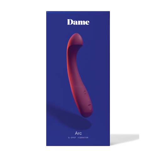 Dame Arc G-Spot Vibrator - Plum Color