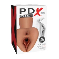 PDX Plus Pick Your Pleasure Pussy Stroker - XL Brown