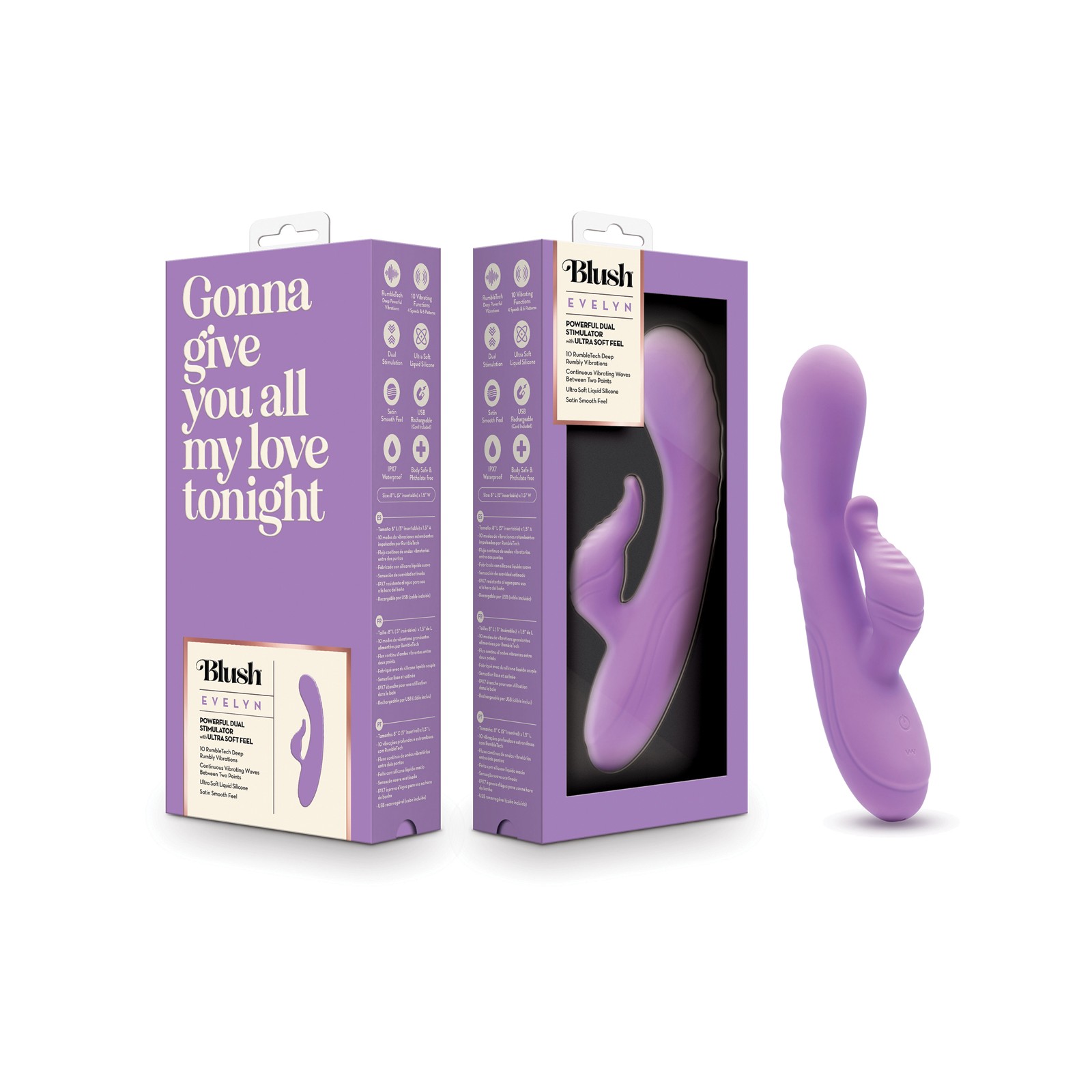 Blush Evelyn Rabbit Vibrator for Ultimate Pleasure