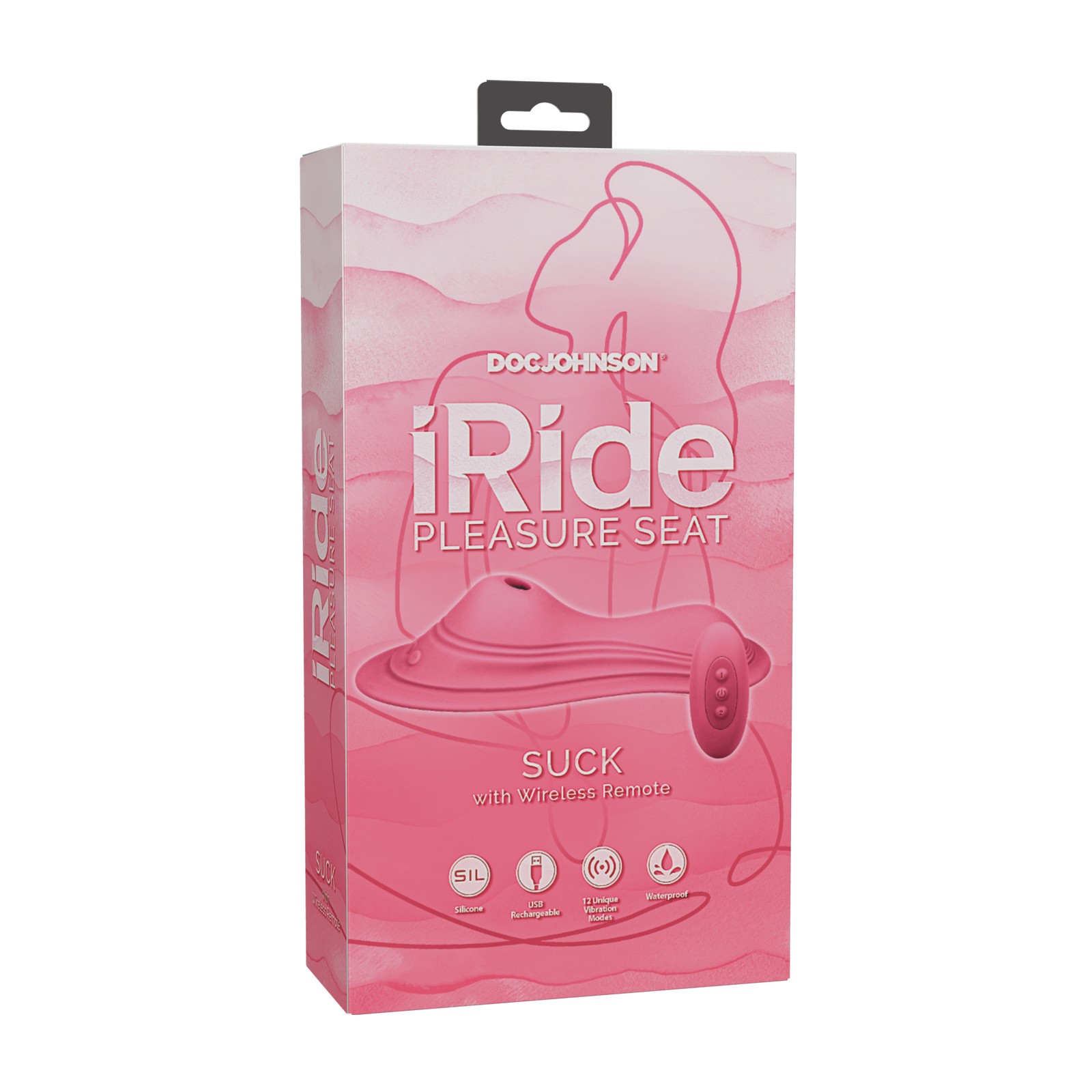 iRide Pleasure Seat Suck Stimulator Dusty Pink