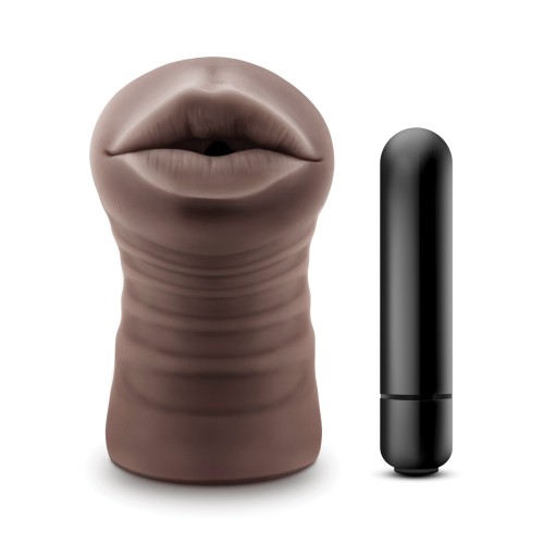 Blush EnLust Mouth Stroker w/Vibrating Bullet - Krystal