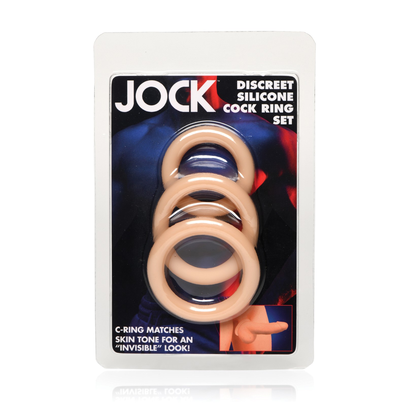 Curve Toys Jock Silicone Cock Ring Set