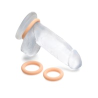 Curve Toys Jock Silicone Cock Ring Set