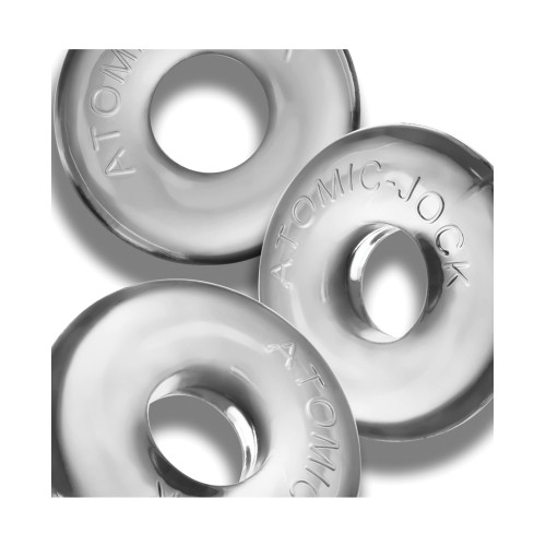 Oxballs Ringer Max 3 Pack Cockrings - Clear