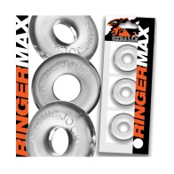 Oxballs Ringer Max 3 Pack Cockrings - Clear