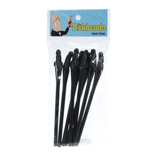 Funny Dickheads Groom Straws - Perfect Bachelorette Party Supplies