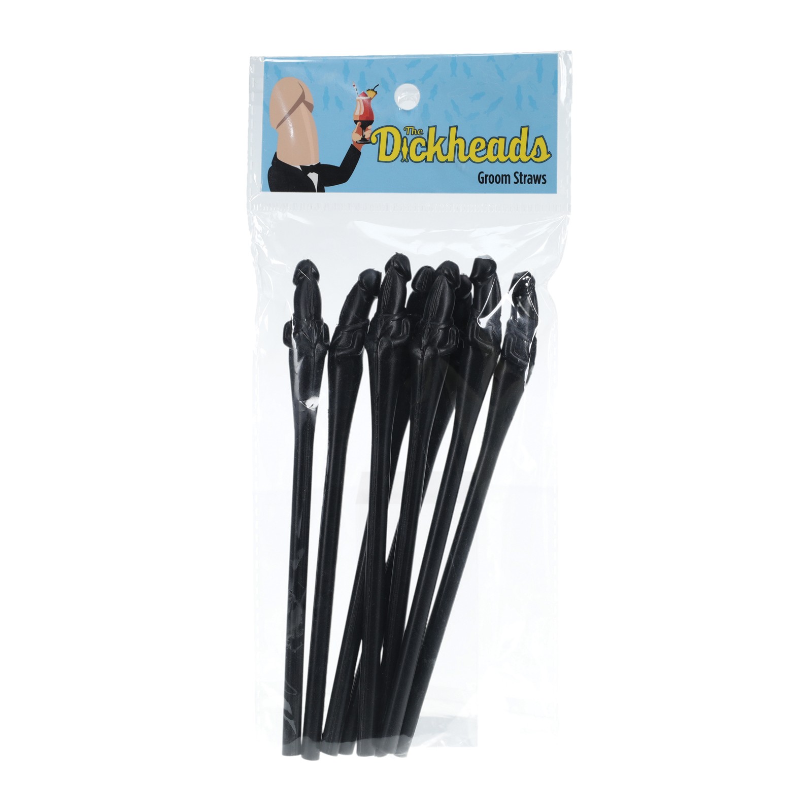 Funny Dickheads Groom Straws - Perfect Bachelorette Party Supplies