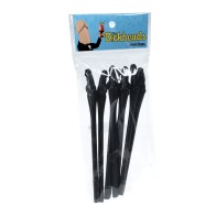 Funny Dickheads Groom Straws - Perfect Bachelorette Party Supplies