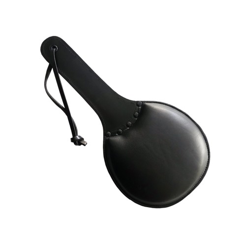 Rouge Leather Padded Ping Pong Paddle Black