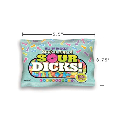 Sour Dicks Candy Bag for Fun Occasions