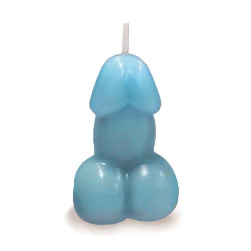 Eden's Blue Vanilla Penis Candle 3 inch