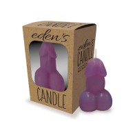 Vela de Pene Eden - Placer Aromatizado a Vainilla