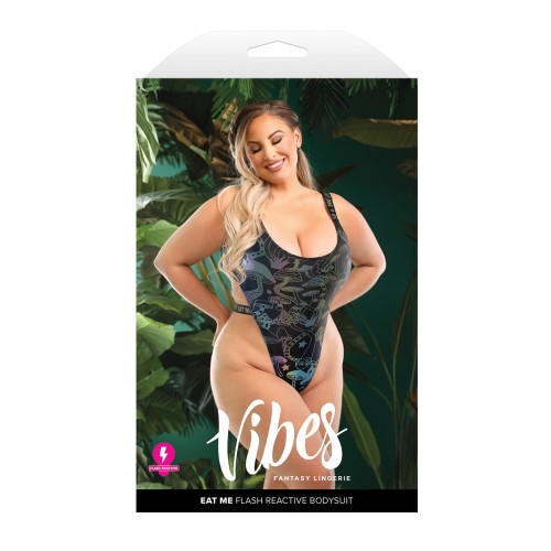 Vibes Flash Reactive Eat Me Bodysuit