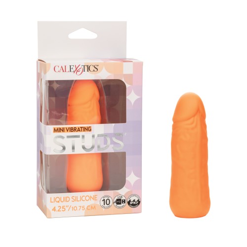 Silicone Studs Mini Vibrating Studs Orange