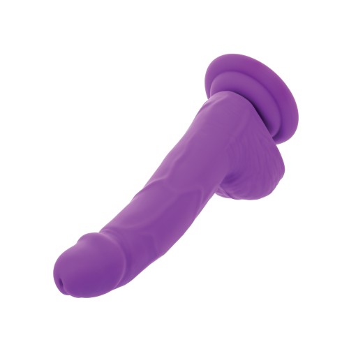 Neon 6" Silicone Stud Dildo - Purple