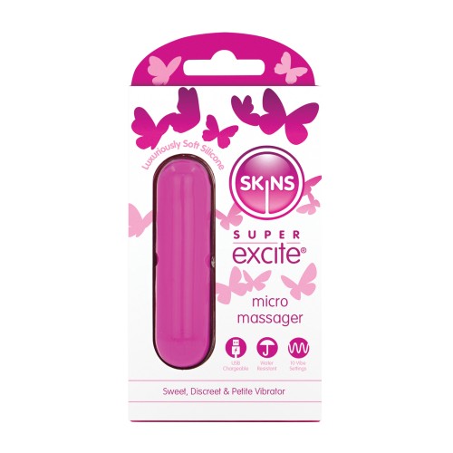 Skin Super Excited Petite Vibrator Pink